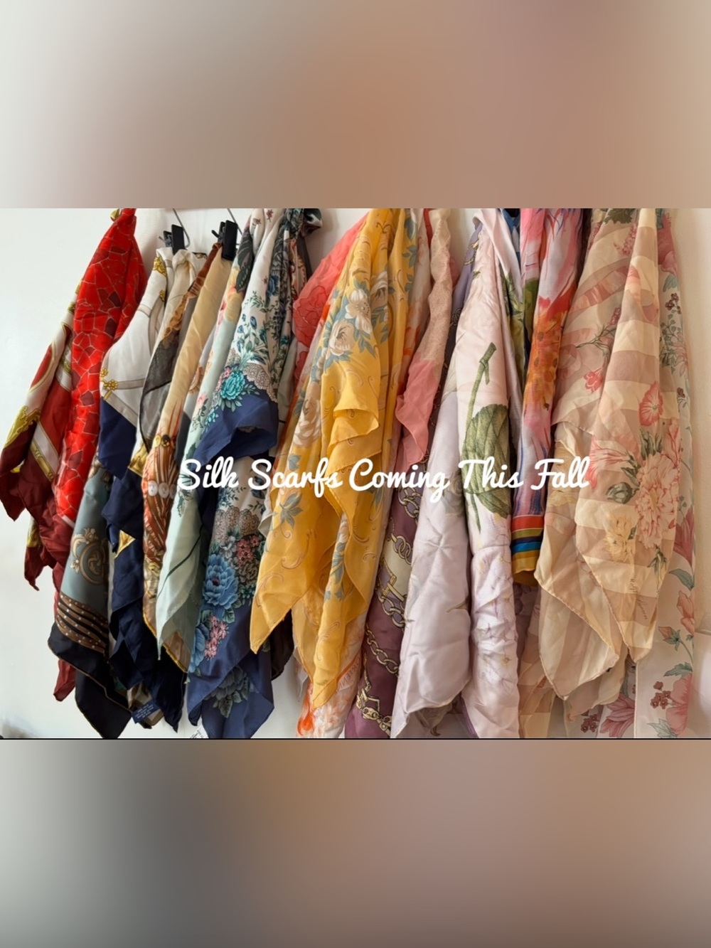 Silk Scarfs Coming This Fall